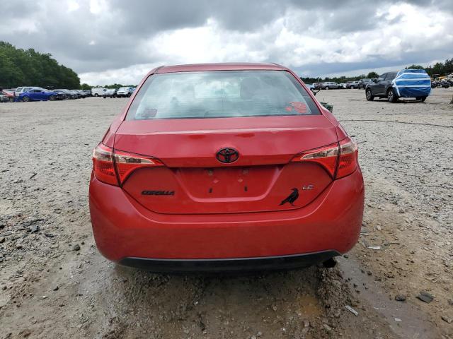 2T1BURHE1JC124304 - 2018 TOYOTA COROLLA L წითელი ფოტო 6
