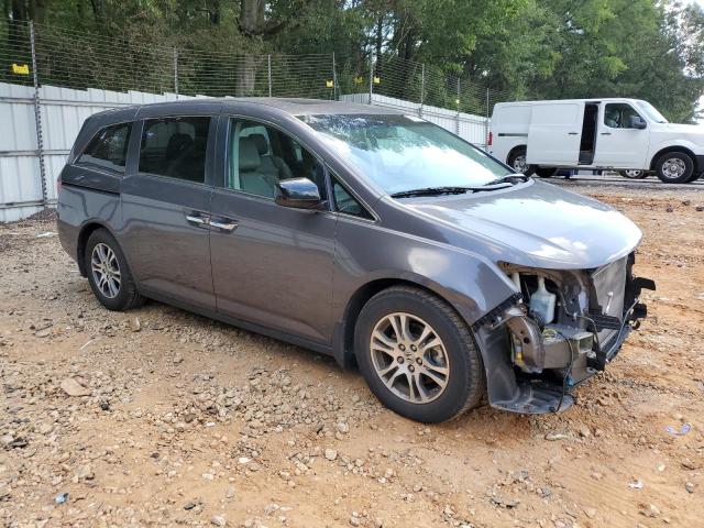 5FNRL5H60DB091329 - 2013 HONDA ODYSSEY EXL GRAY photo 4