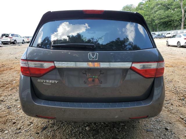 5FNRL5H60DB091329 - 2013 HONDA ODYSSEY EXL GRAY photo 6