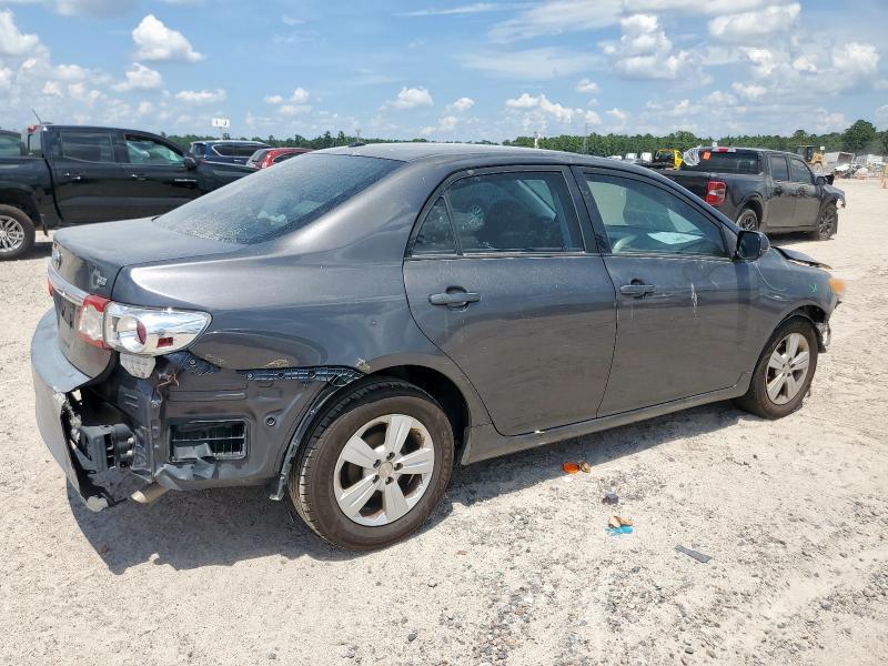JTDBU4EE7B9156382 - 2011 TOYOTA COROLLA BASE GRAY photo 3