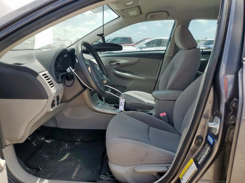 JTDBU4EE7B9156382 - 2011 TOYOTA COROLLA BASE GRAY photo 7