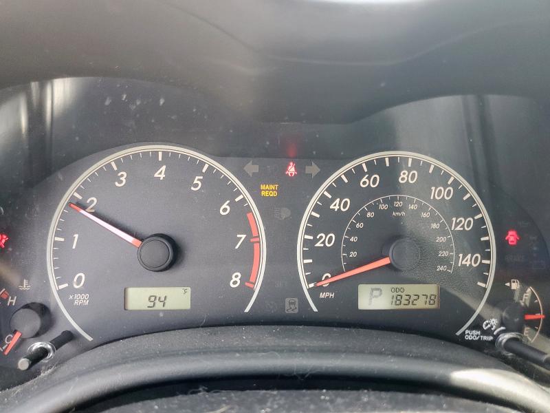 JTDBU4EE7B9156382 - 2011 TOYOTA COROLLA BASE GRAY photo 9