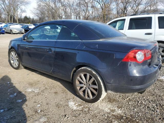 WVWBA71F97V012520 - 2007 VOLKSWAGEN EOS 2.0T BLACK photo 2