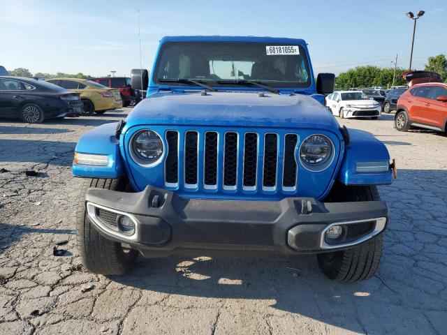 1C4JJXP60MW857202 - 2021 JEEP WRANGLER U SAHARA 4XE BLUE photo 5