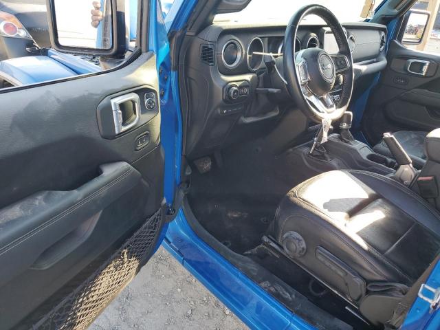 1C4JJXP60MW857202 - 2021 JEEP WRANGLER U SAHARA 4XE BLUE photo 8