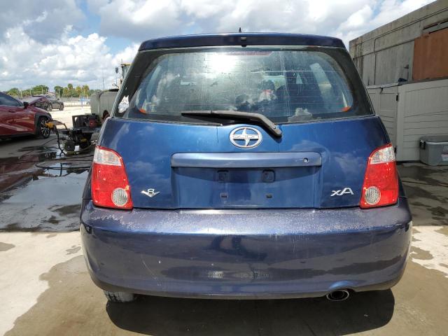 JTKKT624160155046 - 2006 TOYOTA SCION XA BLUE photo 6