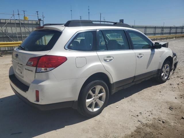 4S4BRCAC1E3310300 - 2014 SUBARU OUTBACK 2.5I WHITE photo 3