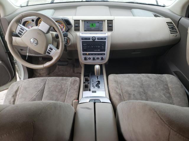 JN8AZ08T07W526441 - 2007 NISSAN MURANO SL WHITE photo 8