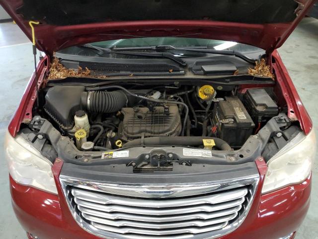 2C4RC1BG2ER159033 - 2014 CHRYSLER TOWN & CNT TOURING BURGUNDY photo 11