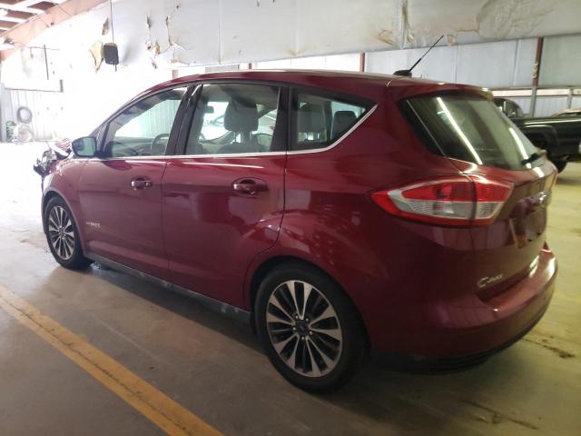 1FADP5DU4HL100691 - 2017 FORD C-MAX TITANIUM RED photo 2