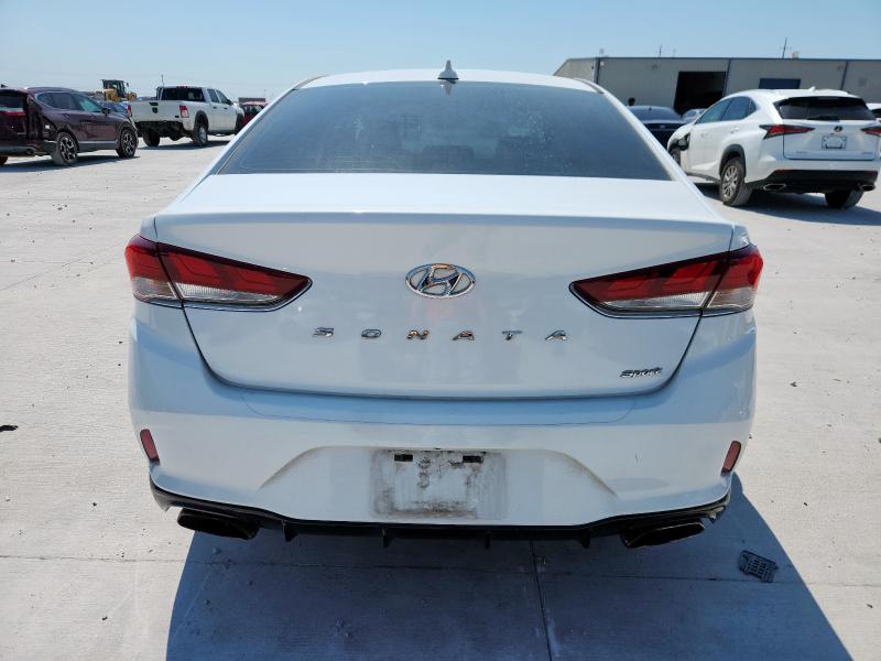 5NPE34AF9JH656614 - 2018 HYUNDAI SONATA SPORT أبيض صورة 6