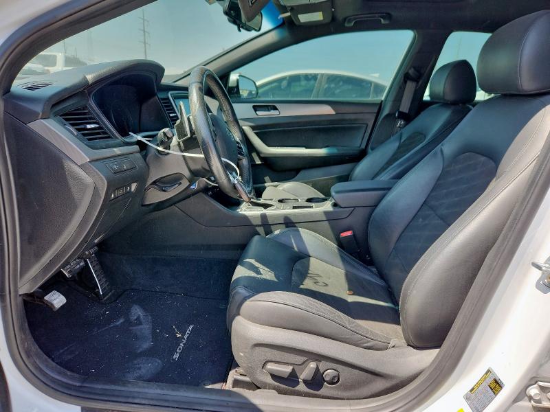 5NPE34AF9JH656614 - 2018 HYUNDAI SONATA SPORT أبيض صورة 7