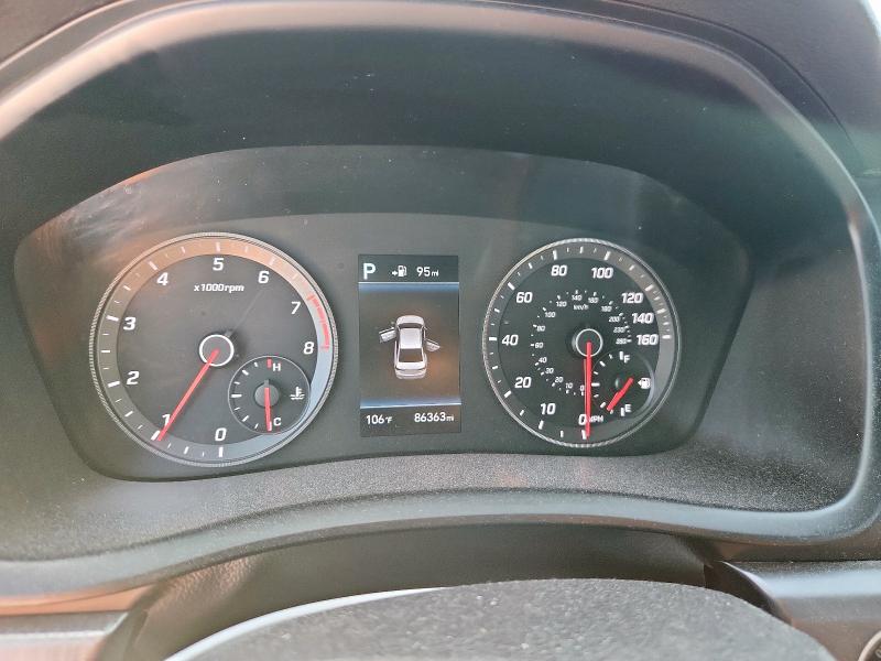 5NPE34AF9JH656614 - 2018 HYUNDAI SONATA SPORT أبيض صورة 9