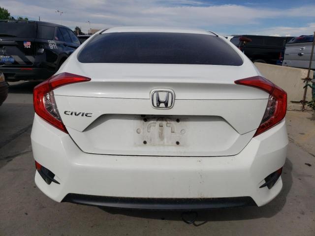 19XFC2F5XJE009068 - 2018 HONDA CIVIC LX WHITE photo 6