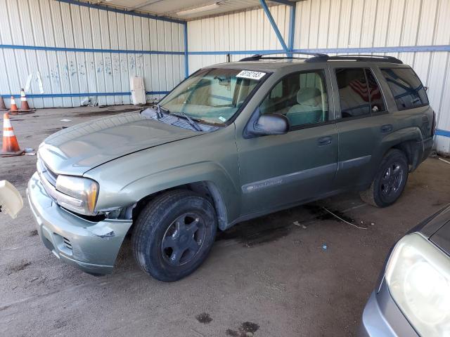 1GNDS13S032381010 - 2003 CHEVROLET TRAILBLAZE GRAY photo 1