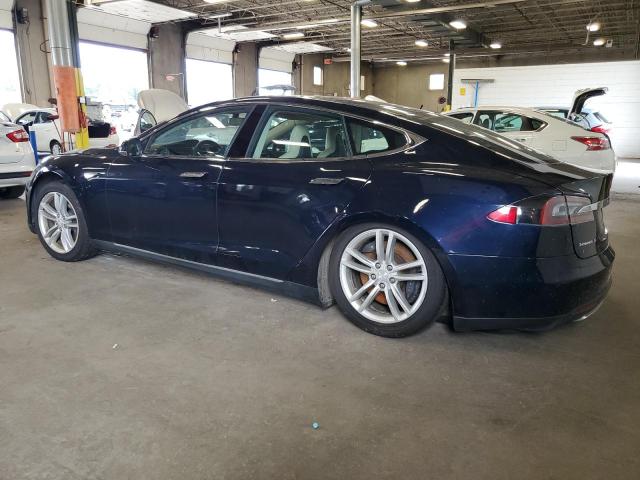 5YJSA1CN7DFP17280 - 2013 TESLA MODEL S Կապույտ լուսանկար 2