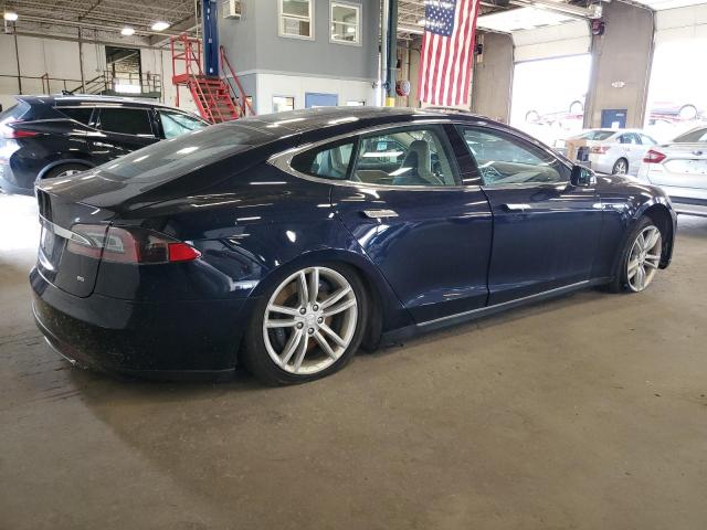 5YJSA1CN7DFP17280 - 2013 TESLA MODEL S Կապույտ լուսանկար 3
