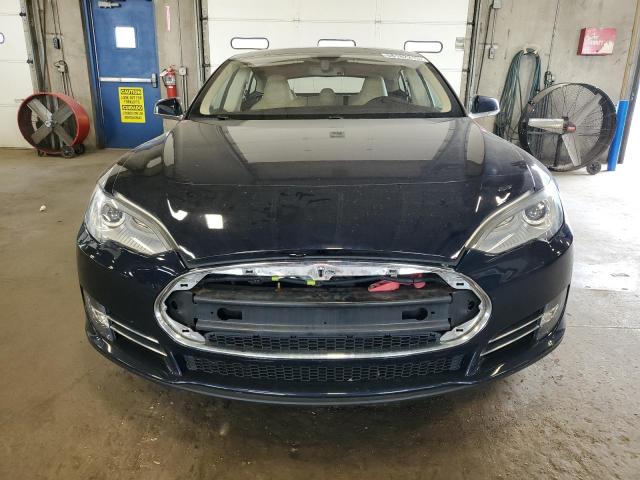 5YJSA1CN7DFP17280 - 2013 TESLA MODEL S Կապույտ լուսանկար 5