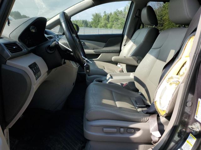 5FNRL5H61FB505043 - 2015 HONDA ODYSSEY EXL GRAY photo 7