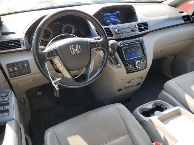 5FNRL5H61FB505043 - 2015 HONDA ODYSSEY EXL GRAY photo 8