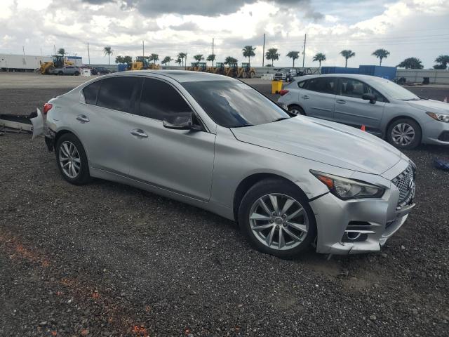 JN1CV7AR0GM252485 - 2016 INFINITI Q50 BASE SILVER photo 4