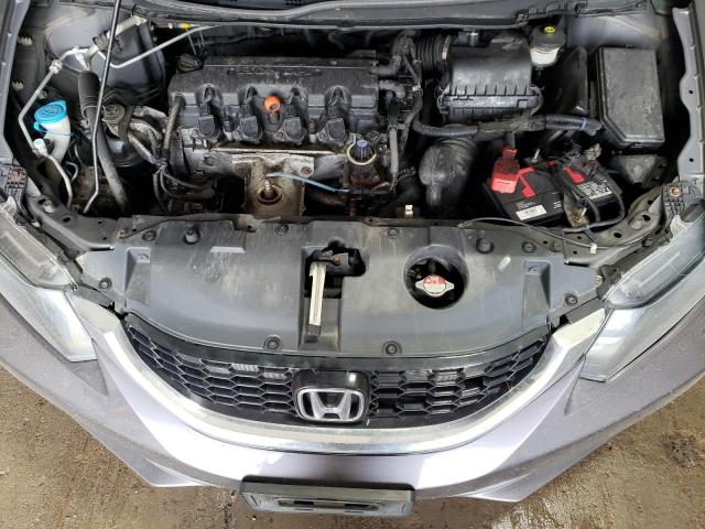 2HGFB2F99FH500489 - 2015 HONDA CIVIC EXL GRAY photo 11