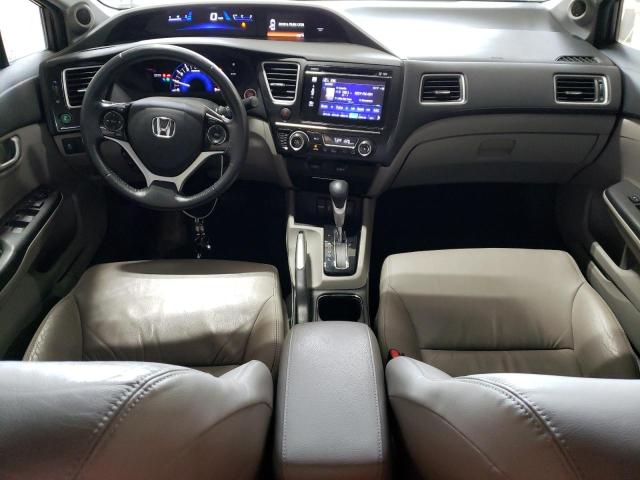 2HGFB2F99FH500489 - 2015 HONDA CIVIC EXL GRAY photo 8