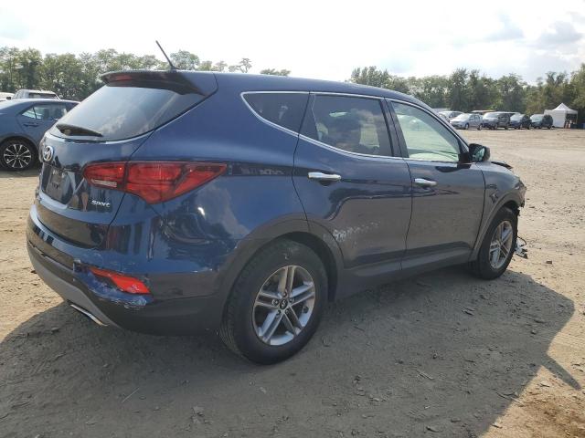 5XYZT3LB1JG543155 - 2018 HYUNDAI SANTA FE S BLUE photo 3