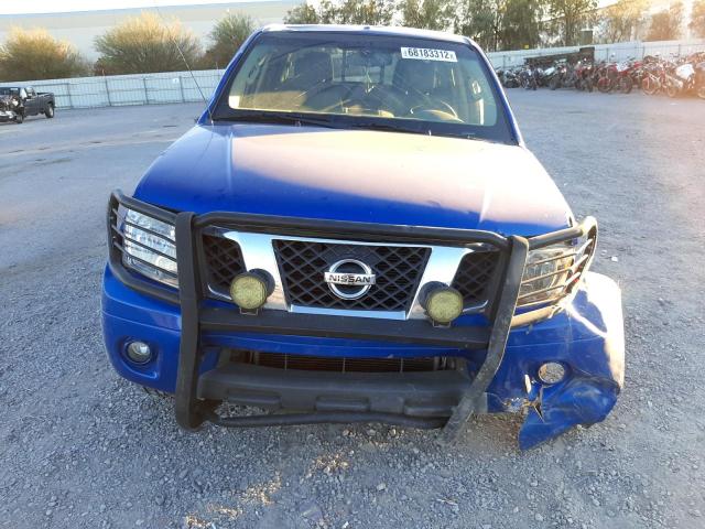 1N6AD0ER3EN727723 - 2014 NISSAN FRONTIER S BLUE photo 5