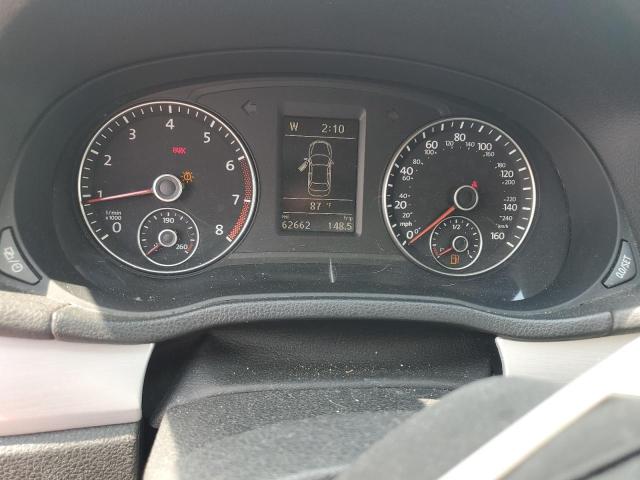 1VWBP7A39DC039290 - 2013 VOLKSWAGEN PASSAT SE ვერცხლისფერი ფოტო 9