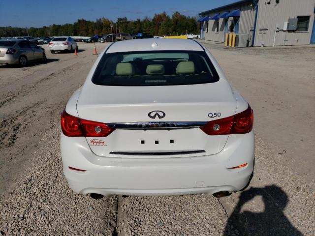 JN1BV7AP6FM330759 - 2015 INFINITI Q50 BASE WHITE photo 6