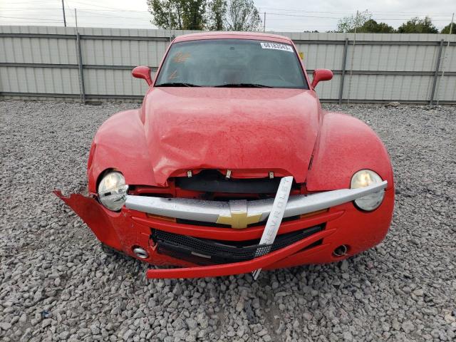 1GCES14P13B103062 - 2003 CHEVROLET SSR RED photo 5