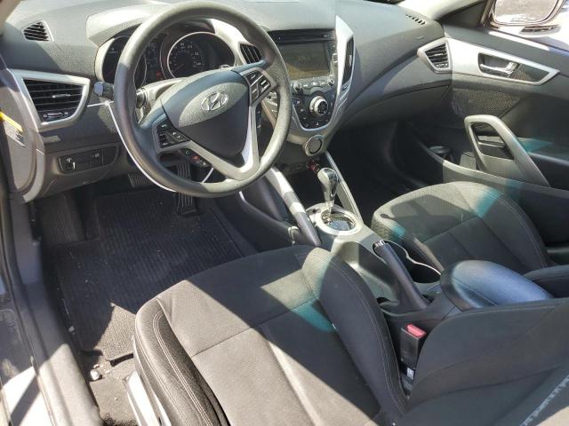 KMHTC6AD8DU117442 - 2013 HYUNDAI VELOSTER BLACK photo 8