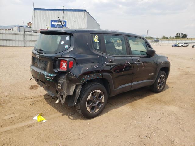 ZACCJBAT6FPB96821 - 2015 JEEP RENEGADE SPORT შავი ფოტო 3
