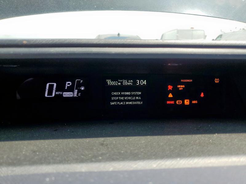 JTDKDTB33G1126783 - 2016 TOYOTA PRIUS C 黑色 照片 9