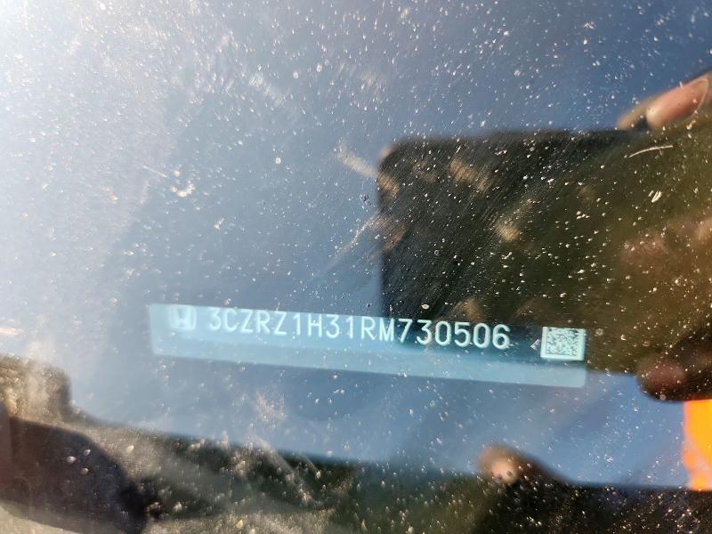 3CZRZ1H31RM730506 - 2024 HONDA HR-V LX 黑色 照片 12