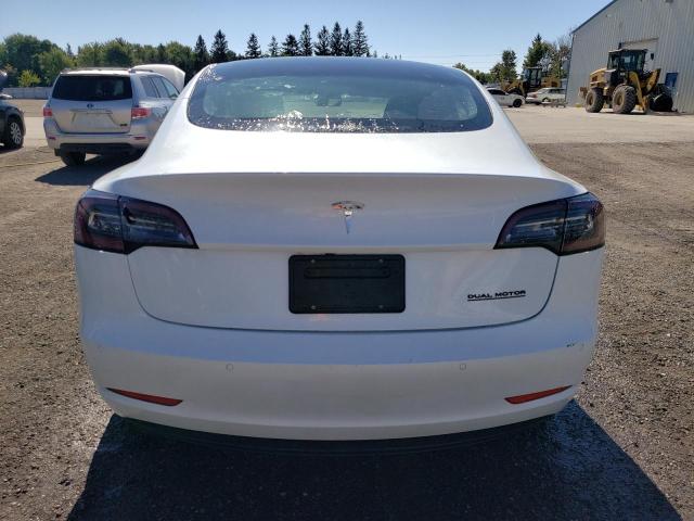 5YJ3E1EA5NF258030 - 2022 TESLA MODEL 3 WHITE photo 6