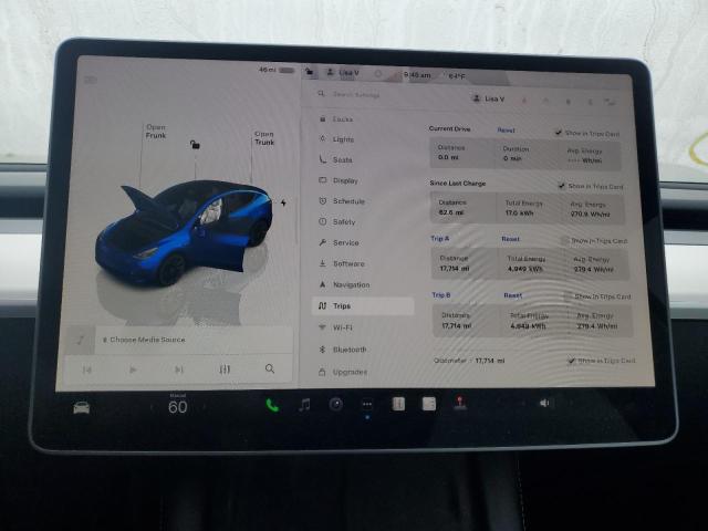 7SAYGDEE0RF983967 - 2024 TESLA MODEL Y Синій фото 9