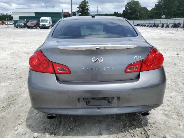 JN1CV6AP4AM401013 - 2010 INFINITI G37 BASE GRAY photo 6