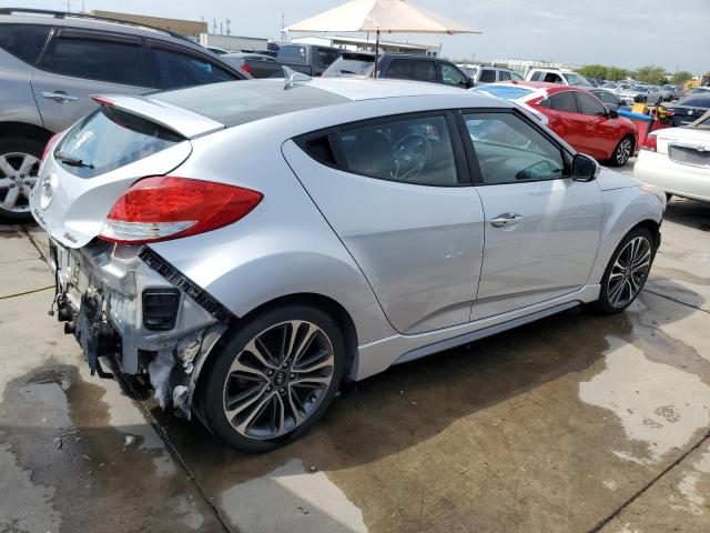 KMHTC6AE5GU265254 - 2016 HYUNDAI VELOSTER TURBO SILVER photo 3