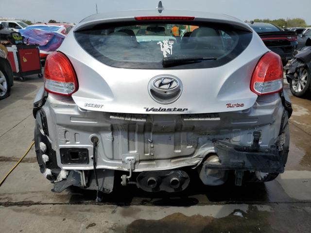 KMHTC6AE5GU265254 - 2016 HYUNDAI VELOSTER TURBO SILVER photo 6