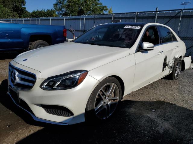 WDDHF9BB3EB008163 - 2014 MERCEDES-BENZ E 550 4MATIC WHITE photo 1