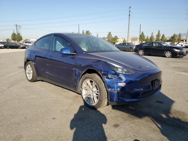 7SAYGDEE2PF889327 - 2023 TESLA MODEL Y Blau Foto 4