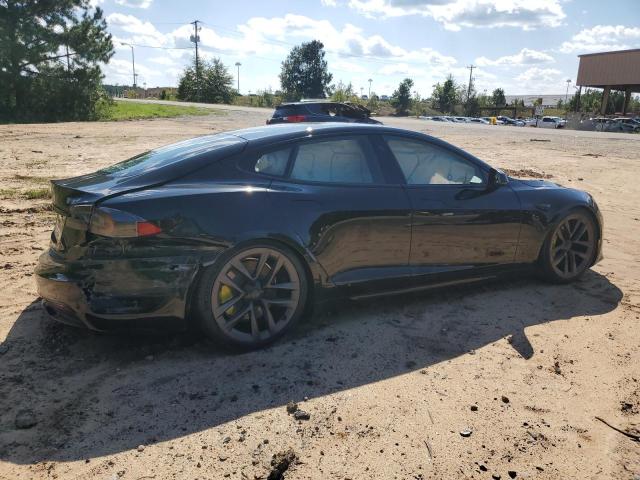 5YJSA1E52MF437733 - 2021 TESLA MODEL S შავი ფოტო 3