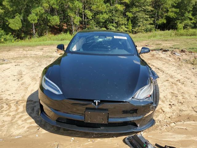 5YJSA1E52MF437733 - 2021 TESLA MODEL S შავი ფოტო 5