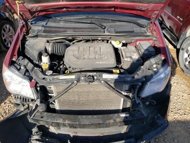 2C4RC1CG1DR534441 - 2013 CHRYSLER TOWN & COU TOURING L BURGUNDY photo 7