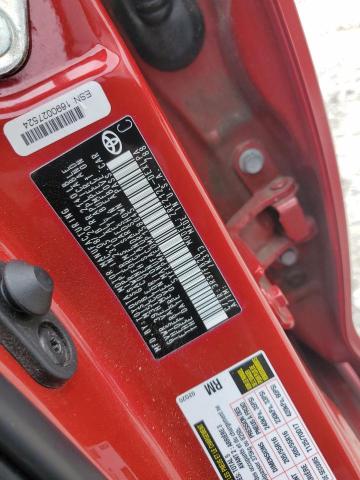 5YFEPMAE0MP158045 - 2021 TOYOTA COROLLA LE Rouge photo 12