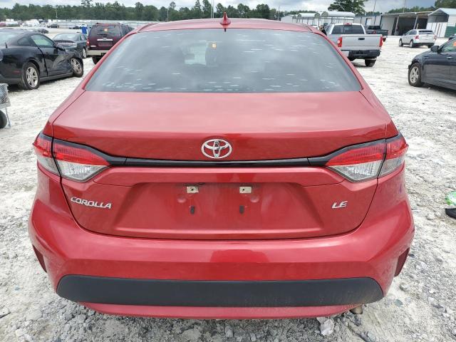 5YFEPMAE0MP158045 - 2021 TOYOTA COROLLA LE Rouge photo 6