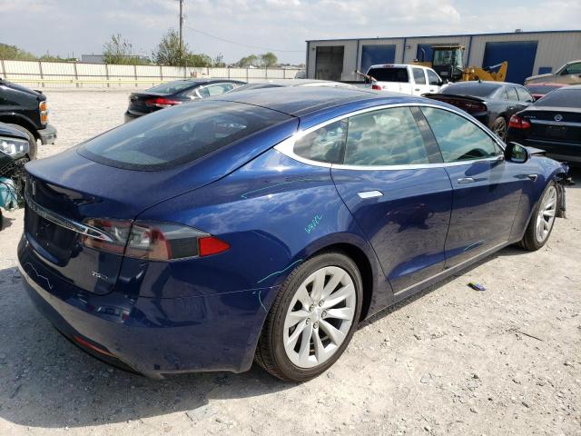 5YJSA1E21GF168442 - 2016 TESLA MODEL S ლურჯი ფოტო 3
