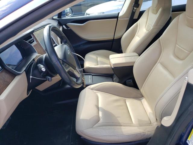 5YJSA1E21GF168442 - 2016 TESLA MODEL S ლურჯი ფოტო 7